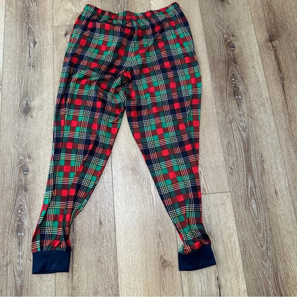 Dearfoams Cozy Comfort Womens Navy Green & Red Plaid Jogger Pajama Pant Sz M GUC - Picture 7 of 7